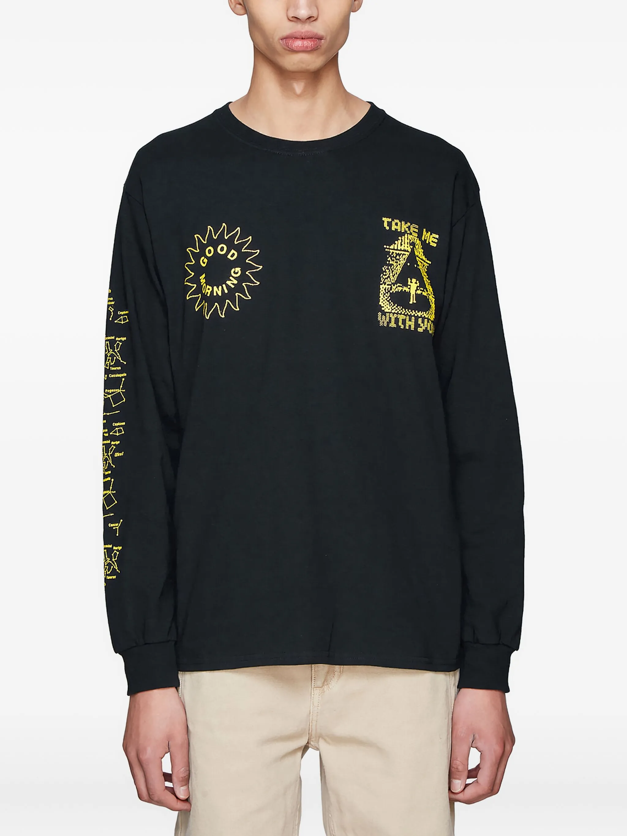 Футболка с длинными рукавами и принтом Good Morning Tapes, черный
Футболка с длинными рукавами и принтом Good Morning Tapes, черный