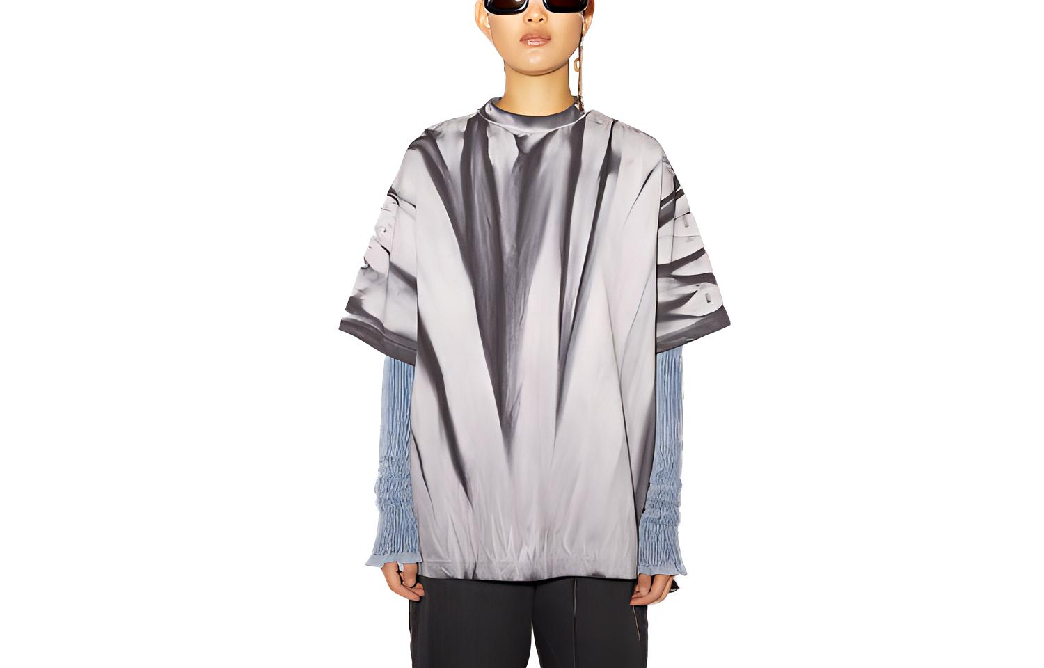 Футболка с рукавом дроп-шилдер женская Acne Studios, серебристый
Футболка с рукавом дроп-шилдер женская Acne Studios, серебристый