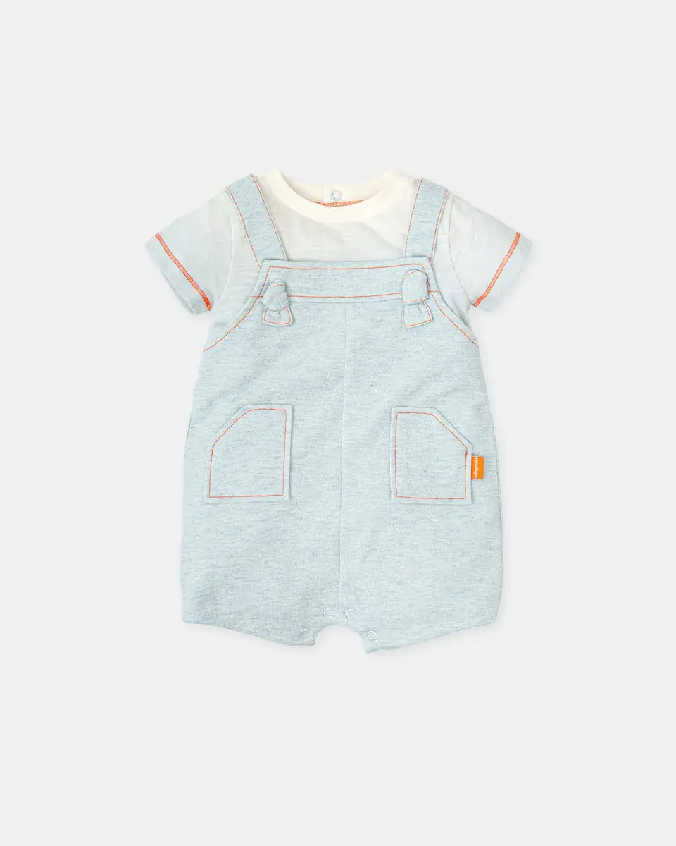 Комбинезон для мальчиков с коротким эффектом 2 в 1 фарфорового цвета Tutto Piccolo, голубой
Комбинезон для мальчиков с коротким эффектом 2 в 1 фарфорового цвета Tutto Piccolo, голубой