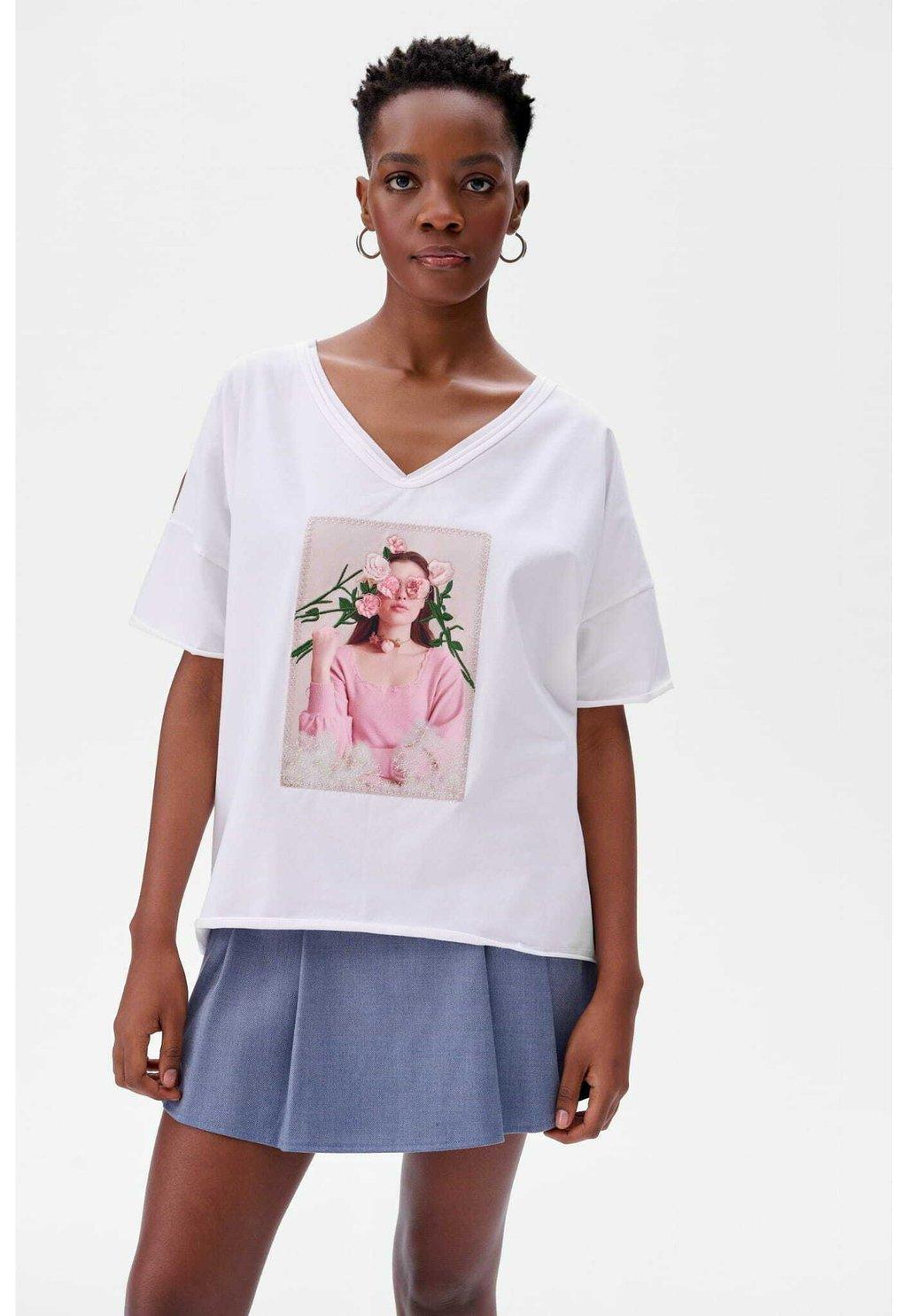 Футболка с принтом LARIS blue shadow, белый
Футболка с принтом LARIS blue shadow, белый