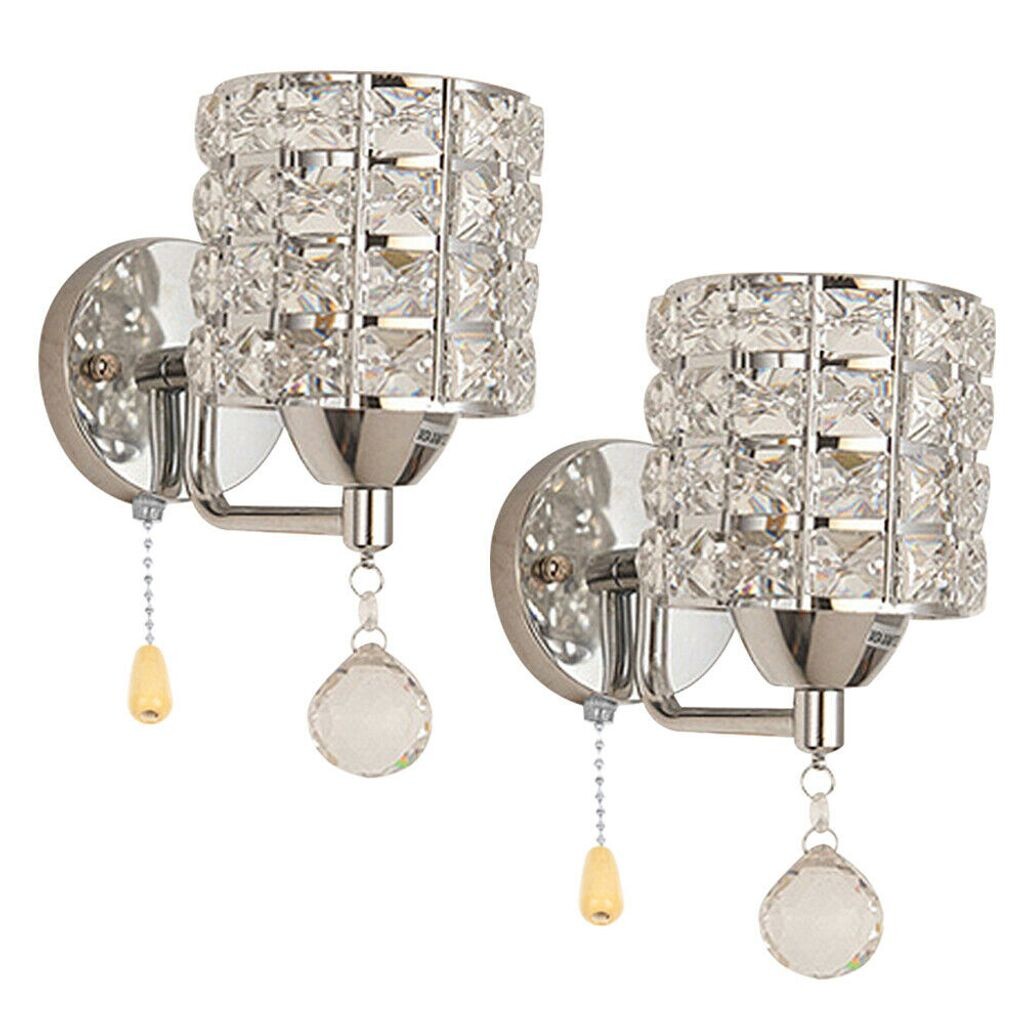 Хрустальный настенный светильник Ночной светильник Настенный светильник Настенный светильник для спальни, гостиной, прихожей (серебристый) easybuy
Хрустальный настенный светильник Ночной светильник Настенный светильник Настенный светильник для спальни, гостиной, прихожей (серебристый) easybuy
