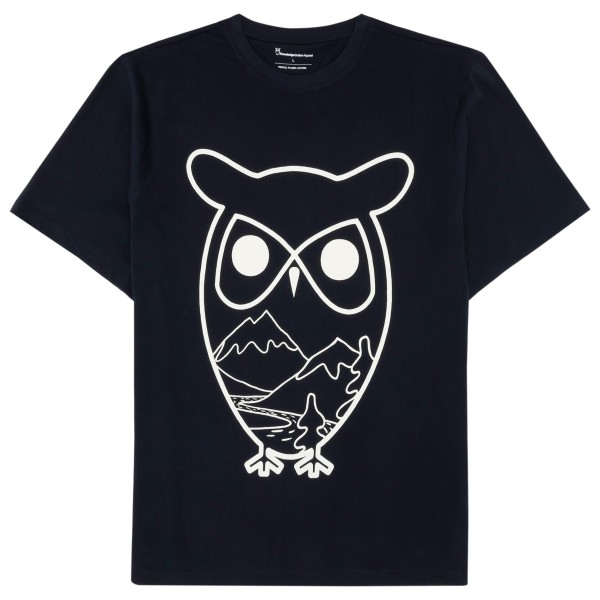 Футболка с принтом большой совы из одинарного джерси и горного хребта Knowledgecotton Apparel, Night Sky
Футболка с принтом большой совы из одинарного джерси и горного хребта Knowledgecotton Apparel, Night Sky