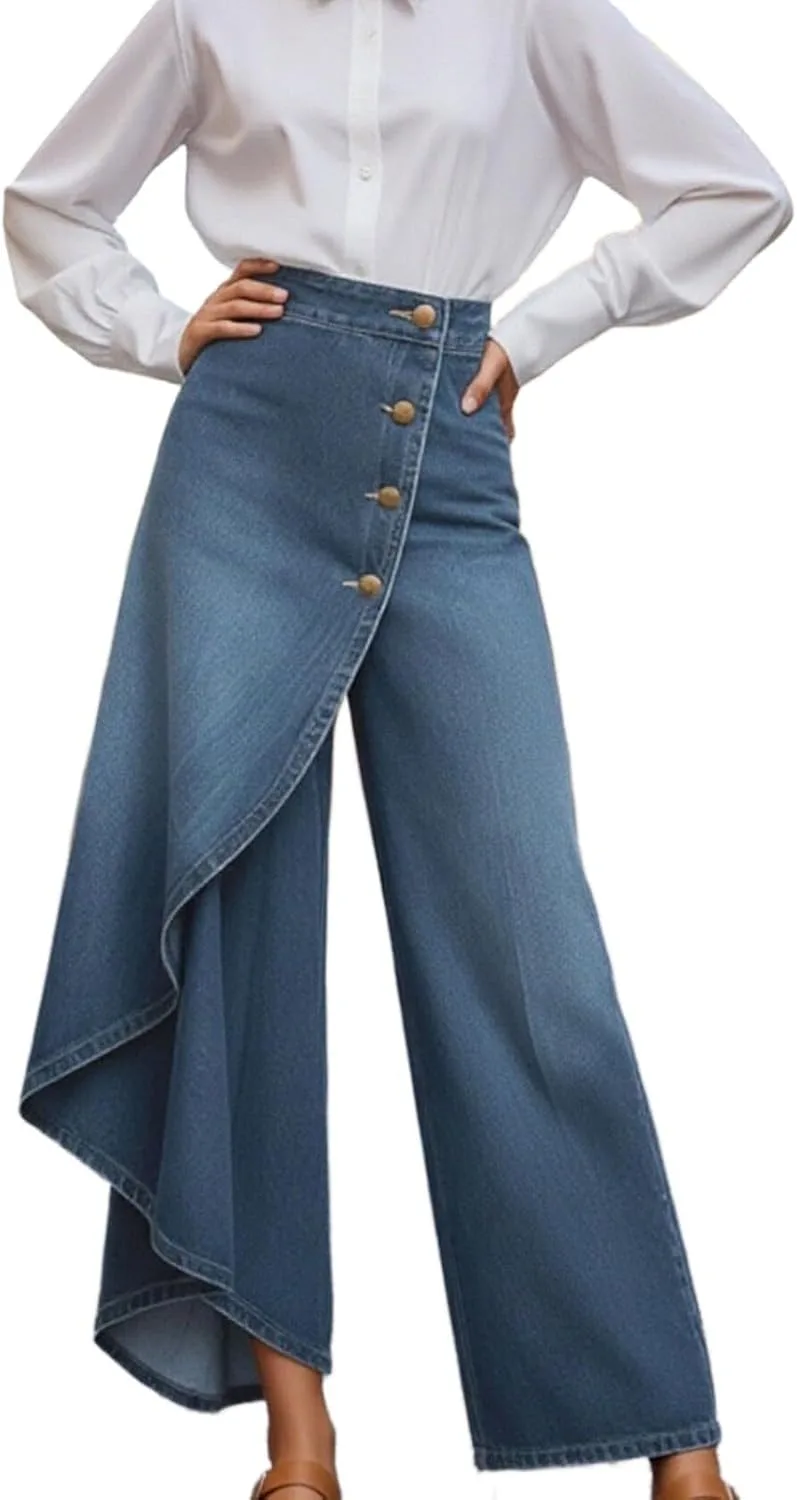 Женские джинсы Wide Leg High Waisted с боковыми полосками
Женские джинсы Wide Leg High Waisted с боковыми полосками