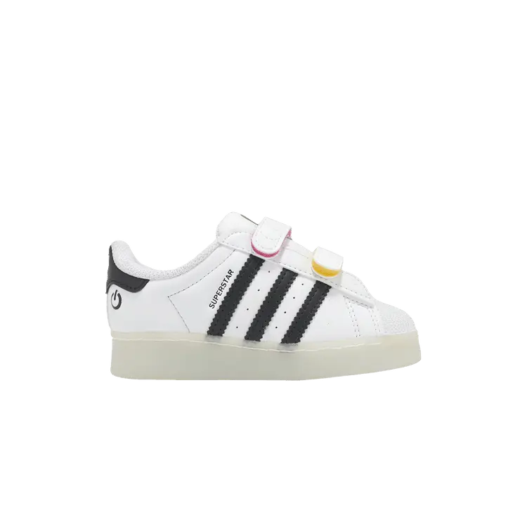 Кроссовки adidas Superstar CF I 'LED Lights Pack - White Black', белый
Кроссовки adidas Superstar CF I 'LED Lights Pack - White Black', белый