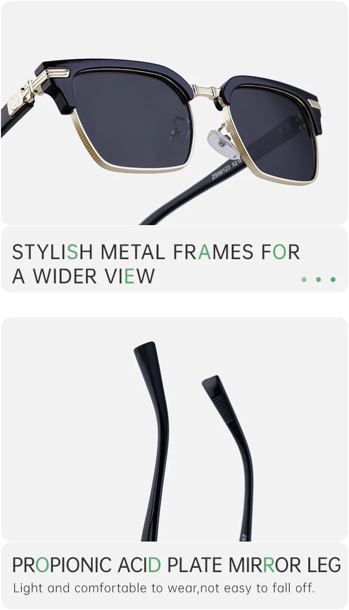 Квадратные солнцезащитные очки Eyebrow Line – унисекс, ретро-оправа с защитой от УФ-излучения, вневременной винтажный стиль для повседневной носки GDKPJDT, 9
Квадратные солнцезащитные очки Eyebrow Line – унисекс, ретро-оправа с защитой от УФ-излучения, вневременной винтажный стиль для повседневной носки GDKPJDT, 9