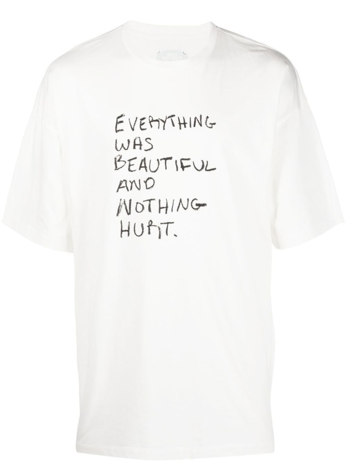 Футболка с надписью OAMC, белый
Футболка с надписью OAMC, белый