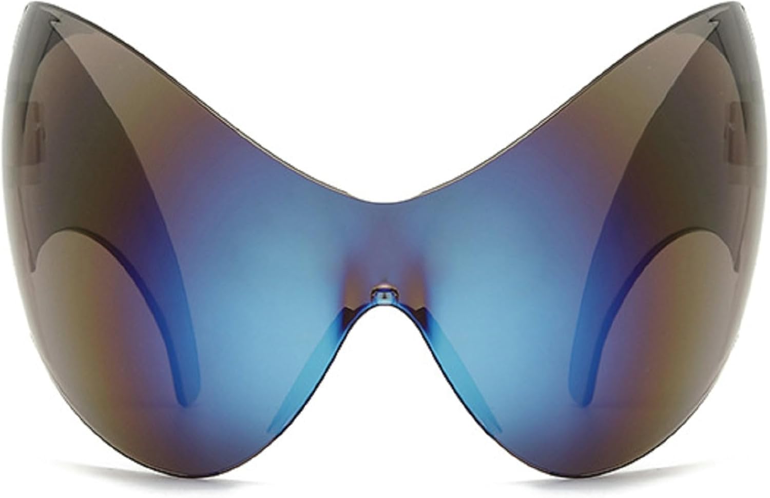 Модные супербольшие солнцезащитные очки «кошачий глаз» в стиле Y2K для женщин, винтажные солнцезащитные очки-маска в стиле «цельный щит», мужские солнцезащитные очки в стиле хип-хоп mincl, Gray Blue
Модные супербольшие солнцезащитные очки «кошачий глаз» в стиле Y2K для женщин, винтажные солнцезащитные очки-маска в стиле «цельный щит», мужские солнцезащитные очки в стиле хип-хоп mincl, Gray Blue