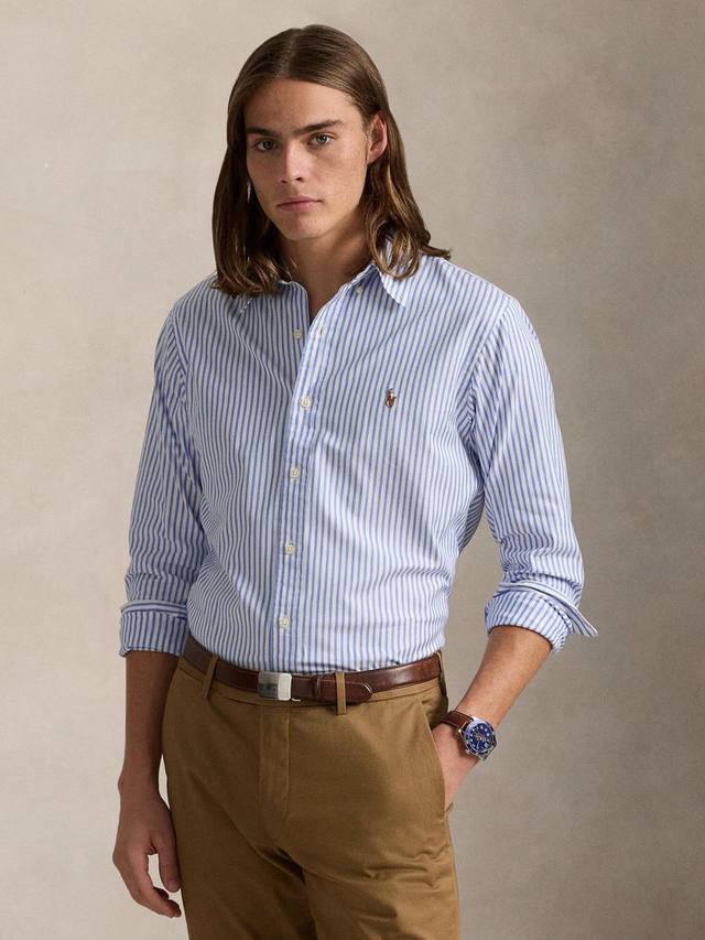 Polo Golf из хлопкового микса Slim Fit полосатая рубашка Ralph Lauren, 5527a Blue/White
Polo Golf из хлопкового микса Slim Fit полосатая рубашка Ralph Lauren, 5527a Blue/White