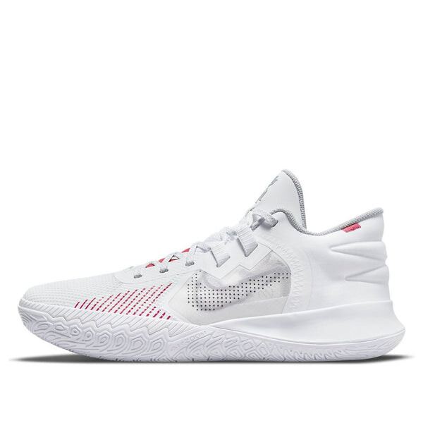 Кроссовки kyrie flytrap 5 'white university red' Nike, белый 
Кроссовки kyrie flytrap 5 'white university red' Nike, белый