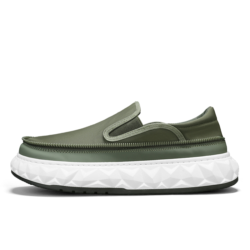 Wooden Rabbit Амортизирующие износостойкие низкие повседневные туфли с эффектом увеличения роста мужские Army Green, цвет Army Green 
Wooden Rabbit Амортизирующие износостойкие низкие повседневные туфли с эффектом увеличения роста мужские Army Green, цвет Army Green