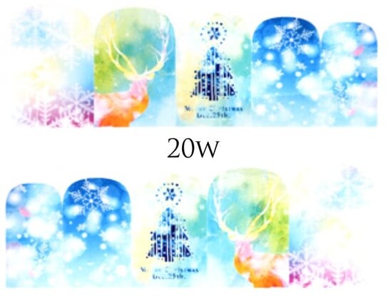 Водные наклейки для ногтей - № 20Вт., inna
Водные наклейки для ногтей - № 20Вт., inna