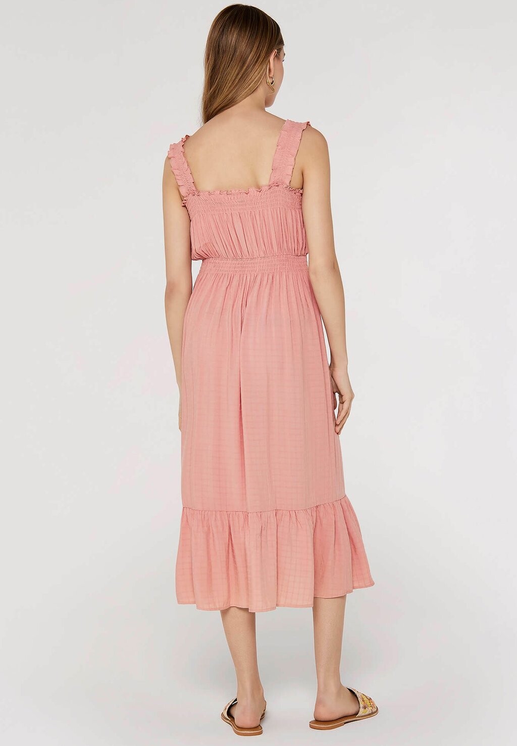 Повседневное платье CHECK SMOCKED WAIST Apricot, розовый
Повседневное платье CHECK SMOCKED WAIST Apricot, розовый