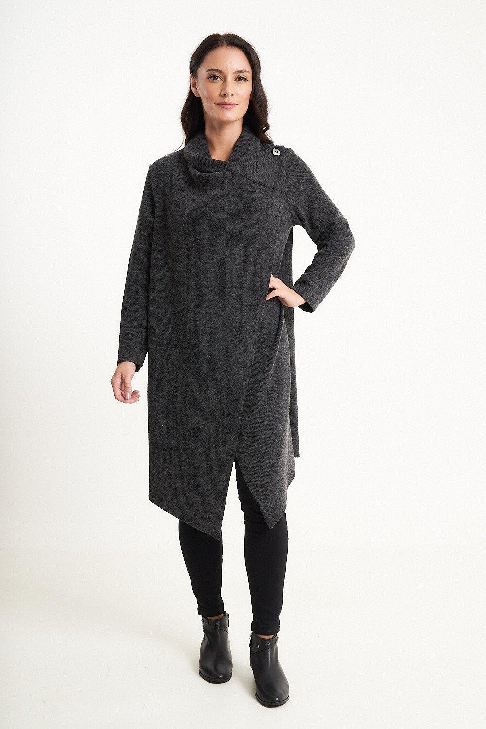 Пиджак на одной пуговице с запахом Saloos, серый
Пиджак на одной пуговице с запахом Saloos, серый