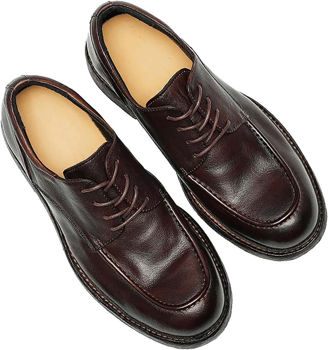 Мужские туфли Santimon Oxfords, официальные, из натуральной кожи, ручная работа по технологии Goodyear Welt, дерби, модные, для смокинга, свадьбы, делового и повседневного стиля, выпускные для мужчин, коричневый
Мужские туфли Santimon Oxfords, официальные, из натуральной кожи, ручная работа по технологии Goodyear Welt, дерби, модные, для смокинга, свадьбы, делового и повседневного стиля, выпускные для мужчин, коричневый