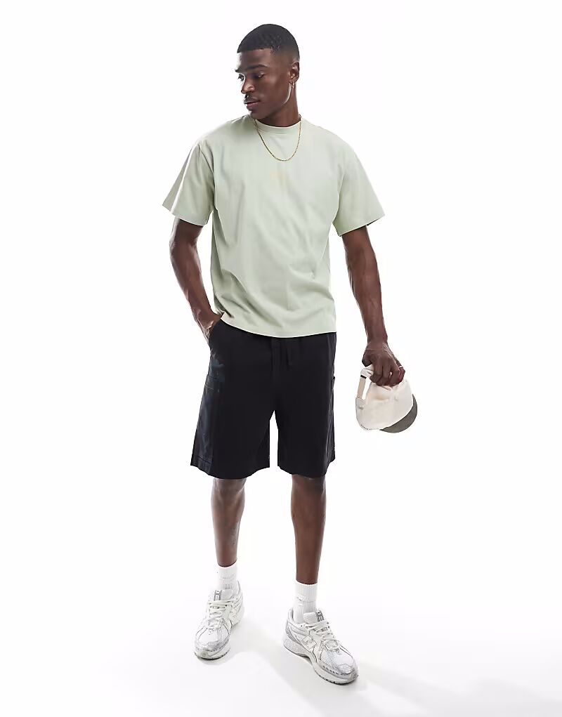 Шорты карго средней длины с нашивками черного цвета Asos Design
Шорты карго средней длины с нашивками черного цвета Asos Design