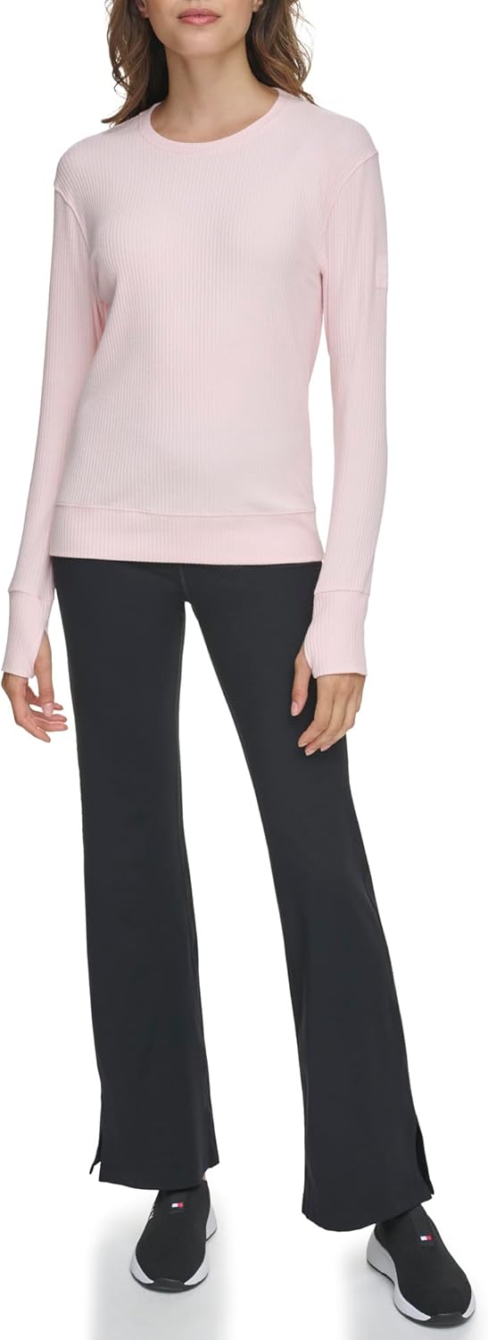 Женская рубашка Tommy Hilfiger с длинными рукавами, круглым вырезом и отверстиями для больших пальцев, Rose
Женская рубашка Tommy Hilfiger с длинными рукавами, круглым вырезом и отверстиями для больших пальцев, Rose