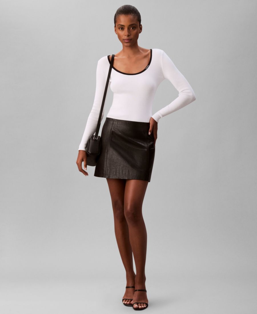 Женская блузка с длинным рукавом Calvin Klein Jeans, White with/Black trim
Женская блузка с длинным рукавом Calvin Klein Jeans, White with/Black trim