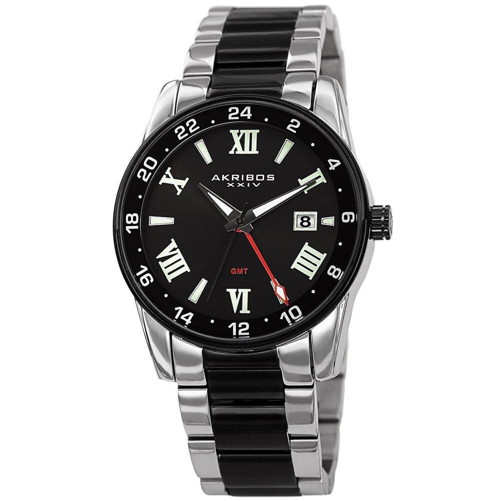 AK1055 Повседневные часы в круглом корпусе Akribos, черный
AK1055 Повседневные часы в круглом корпусе Akribos, черный