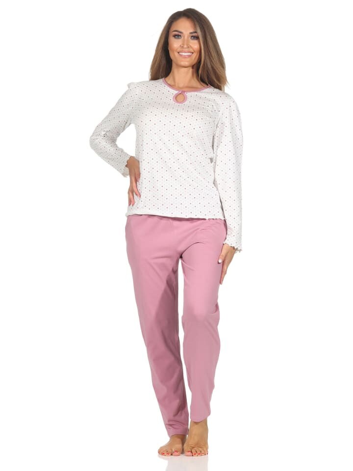 Пижама NORMANN Langarm Tupfen Punkte Optik, цвет altrose
Пижама NORMANN Langarm Tupfen Punkte Optik, цвет altrose