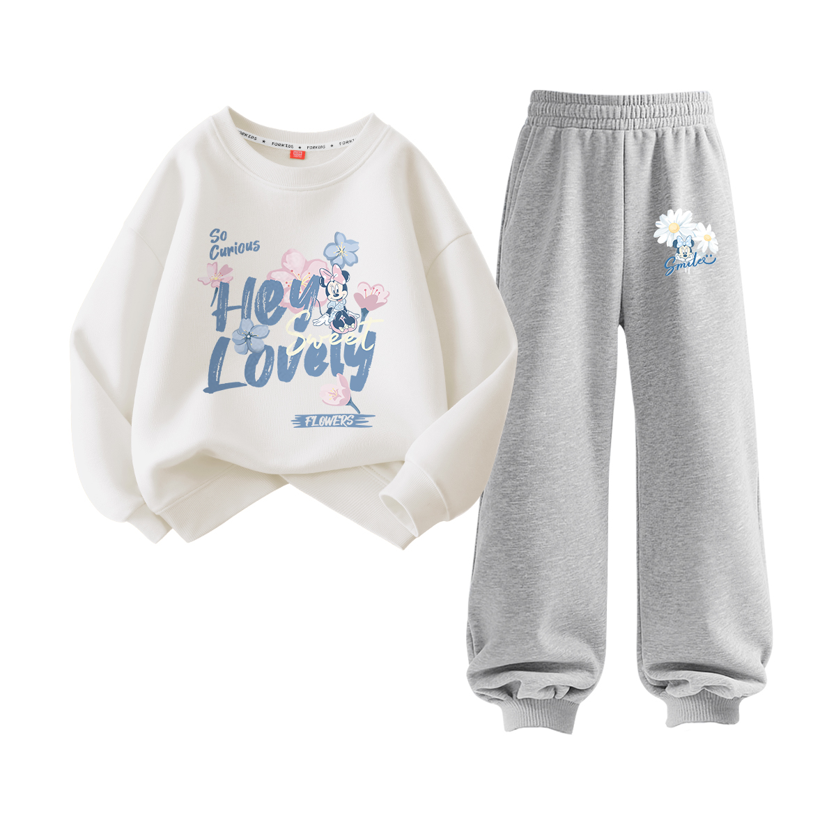 Детский спортивный комплект Casual Sportswear 2 Piece Set Disney, бледно-белый
Детский спортивный комплект Casual Sportswear 2 Piece Set Disney, бледно-белый