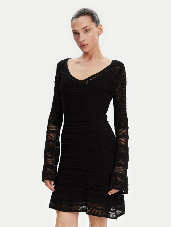 Облегающее трикотажное платье W5GK48 Z3E22 Guess, черный
Облегающее трикотажное платье W5GK48 Z3E22 Guess, черный