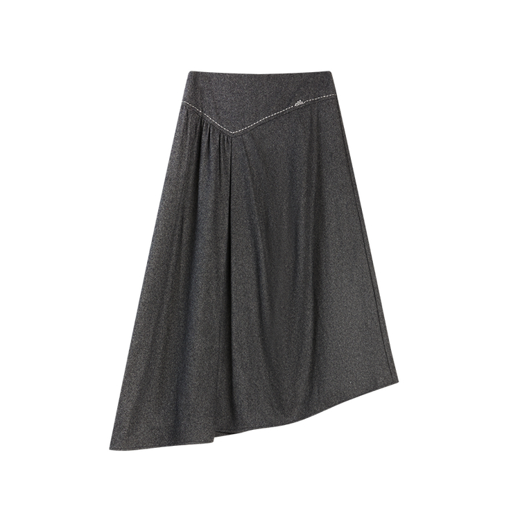 ELLE Повседневная длинная юбка для женщин, темно-серая, средней длины, силуэт A-line
ELLE Повседневная длинная юбка для женщин, темно-серая, средней длины, силуэт A-line