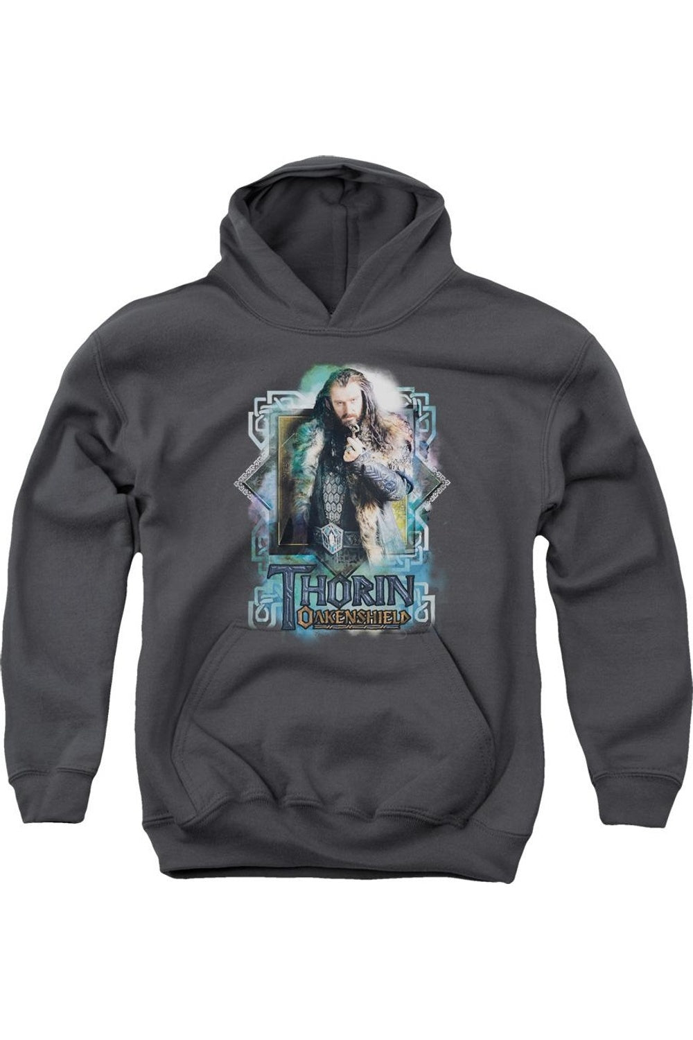 Толстовка с капюшоном The Hobbit Thorin Oakenshield для подростков Gildan, Charcoal 
Толстовка с капюшоном The Hobbit Thorin Oakenshield для подростков Gildan, Charcoal
