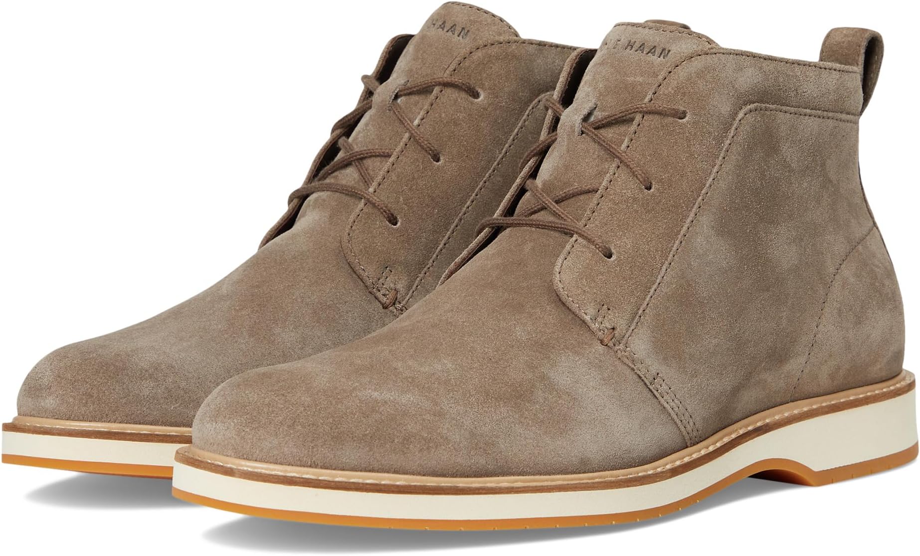 Ботинки Cole Haan Men's Morse Grand Chukka Boots, Morel Suede/Ivory
Ботинки Cole Haan Men's Morse Grand Chukka Boots, Morel Suede/Ivory