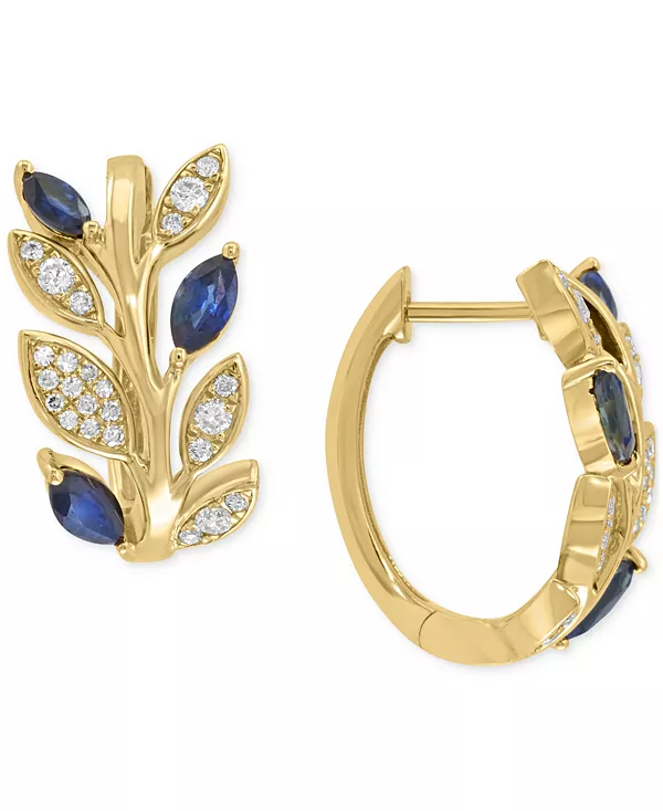 Маленькие серьги-кольца Effy с сапфирами (7/8 карата) и бриллиантами (1/3 карата) из 14-каратного золота, 0,75 дюйма Effy Collection, sapphire
Маленькие серьги-кольца Effy с сапфирами (7/8 карата) и бриллиантами (1/3 карата) из 14-каратного золота, 0,75 дюйма Effy Collection, sapphire