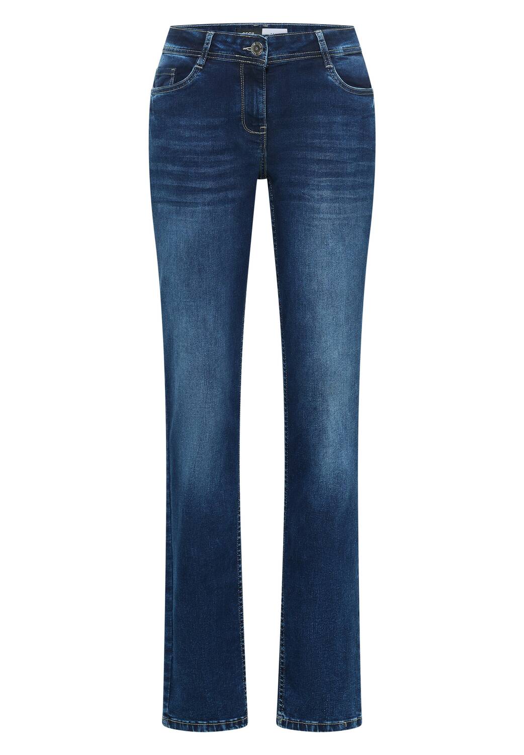 CECIL Джинсы Slim fit в синем дениме
CECIL Джинсы Slim fit в синем дениме