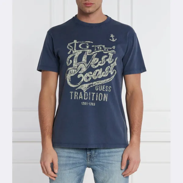 Футболка стандартного кроя Guess, синий
Футболка стандартного кроя Guess, синий