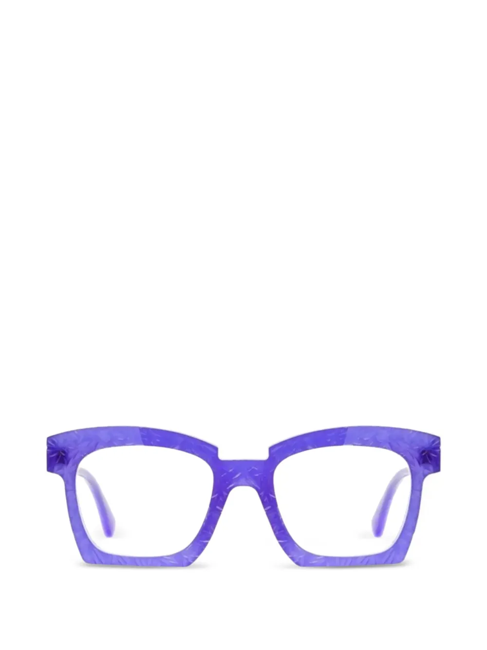 Очки с текстурированной квадратной оправой Kuboraum, фиолетовый
Очки с текстурированной квадратной оправой Kuboraum, фиолетовый
