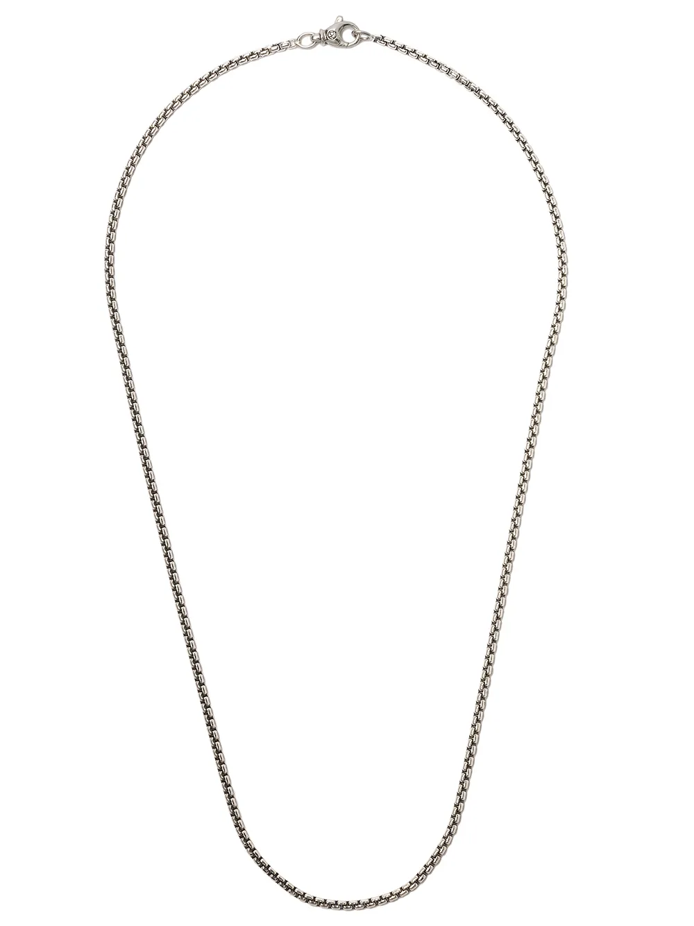 Серебряное колье Box Chain (2.7 мм) David Yurman, серебяный
Серебряное колье Box Chain (2.7 мм) David Yurman, серебяный