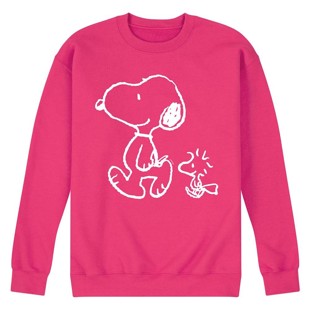 Мужской флисовый свитшот Peanuts Snoopy Woodstock Licensed Character, цвет Magenta
Мужской флисовый свитшот Peanuts Snoopy Woodstock Licensed Character, цвет Magenta