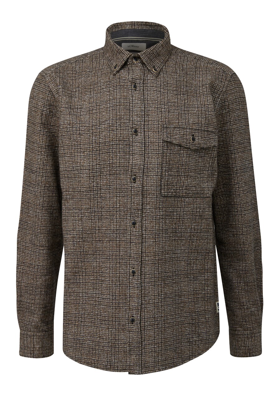 Рубашка на пуговицах классического кроя s.Oliver, коричневый
Рубашка на пуговицах классического кроя s.Oliver, коричневый