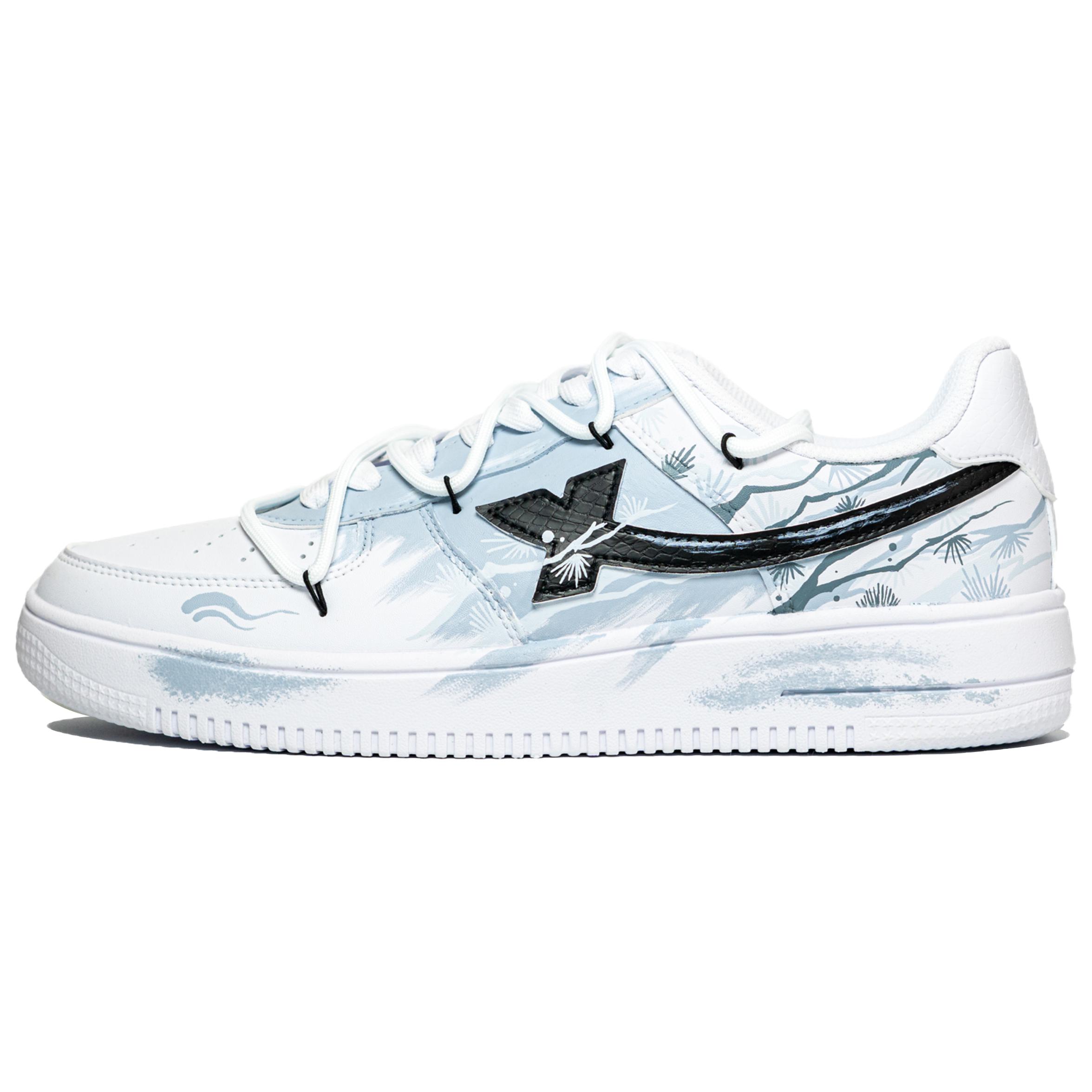 XTEP Кроссовки Air Force One противоскользящие износостойкие низкие для скейтбординга мужские бело-сине-черные, цвет White Blue Black
XTEP Кроссовки Air Force One противоскользящие износостойкие низкие для скейтбординга мужские бело-сине-черные, цвет White Blue Black