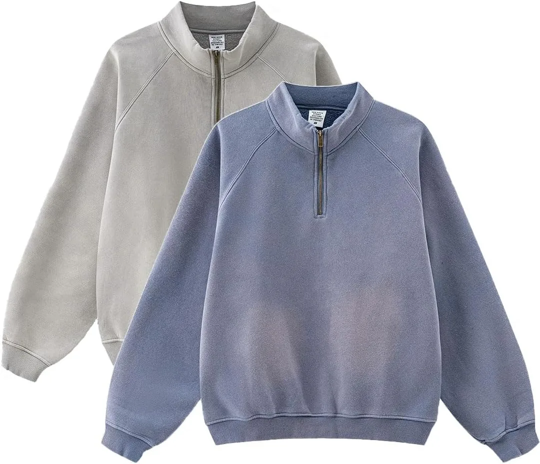 Свитшот мужской и женский с полузастежкой-молнией, стойкой и длинными рукавами TOPGH
Свитшот мужской и женский с полузастежкой-молнией, стойкой и длинными рукавами TOPGH