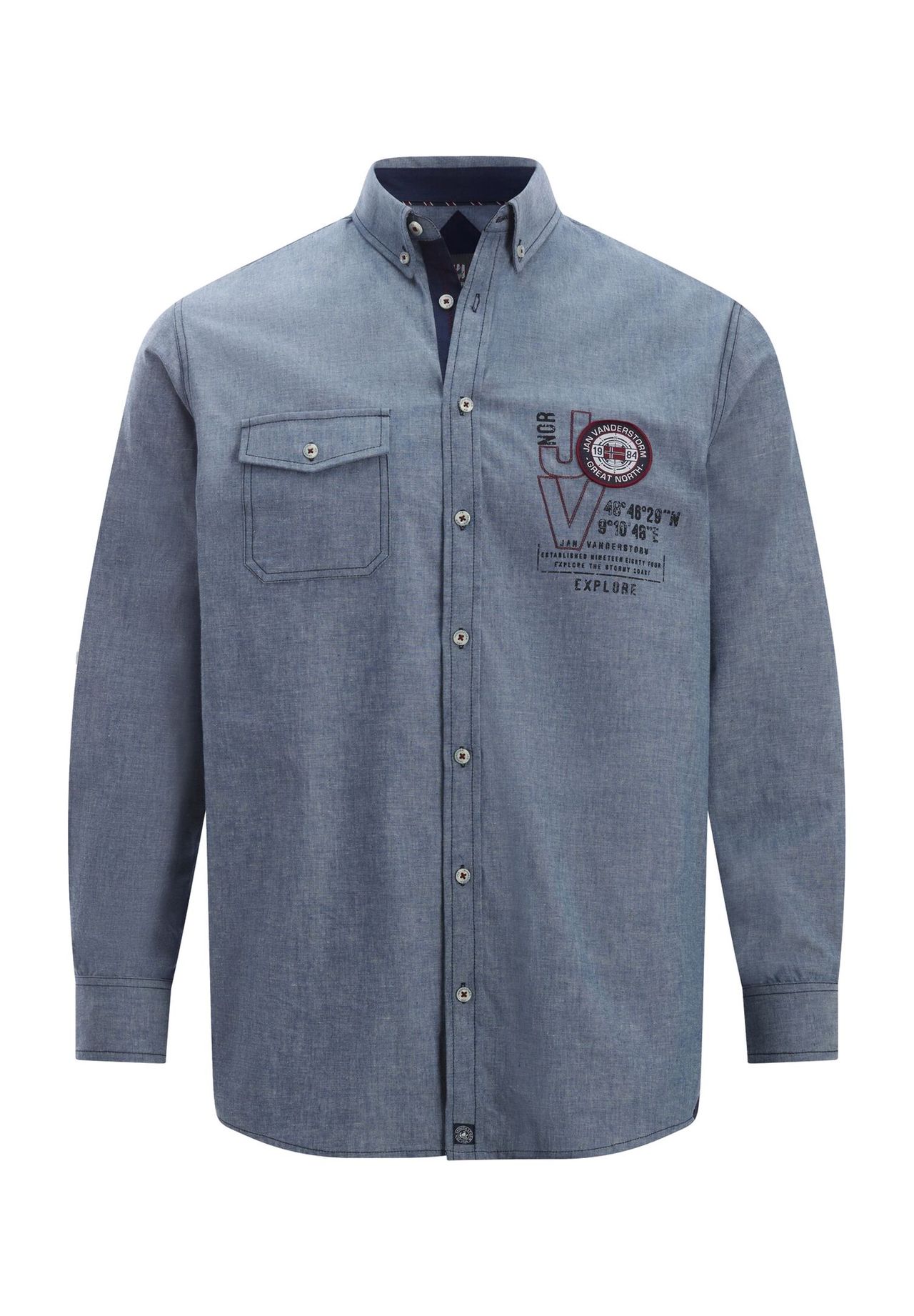 Рубашка ЛЕВТАРВИК JAN VANDERSTORM, синий
Рубашка ЛЕВТАРВИК JAN VANDERSTORM, синий