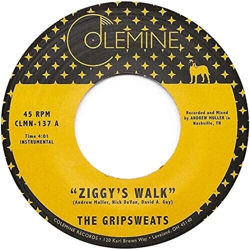 Сингл 7" Gripsweats: Ziggy's Walk / Alpha Dog
Сингл 7" Gripsweats: Ziggy's Walk / Alpha Dog