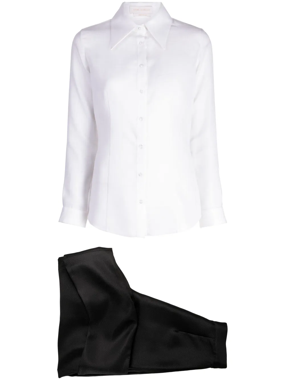 Брючный костюм Mikado из пике Saiid Kobeisy, нейтральный
Брючный костюм Mikado из пике Saiid Kobeisy, нейтральный