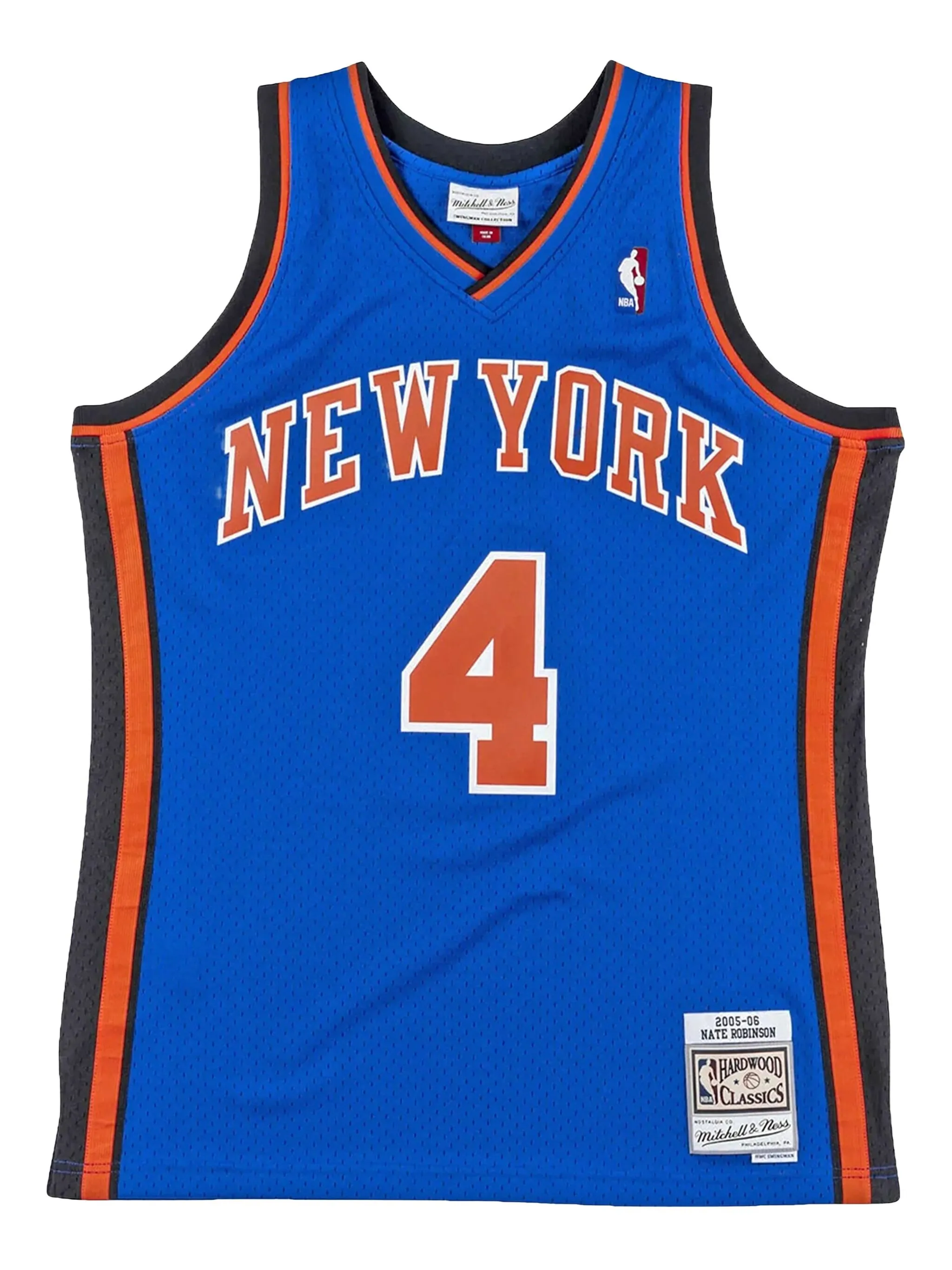 Топ New York Knicks 05-06 Nate Robinson Swingman из коллаборации с NBA Mitchell & Ness, синий
Топ New York Knicks 05-06 Nate Robinson Swingman из коллаборации с NBA Mitchell & Ness, синий