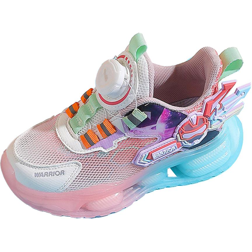 Кроссовки детские с низким верхом, устойчивые к скольжению и износу WARRIOR, розовый/белый/фиолетовый
Кроссовки детские с низким верхом, устойчивые к скольжению и износу WARRIOR, розовый/белый/фиолетовый