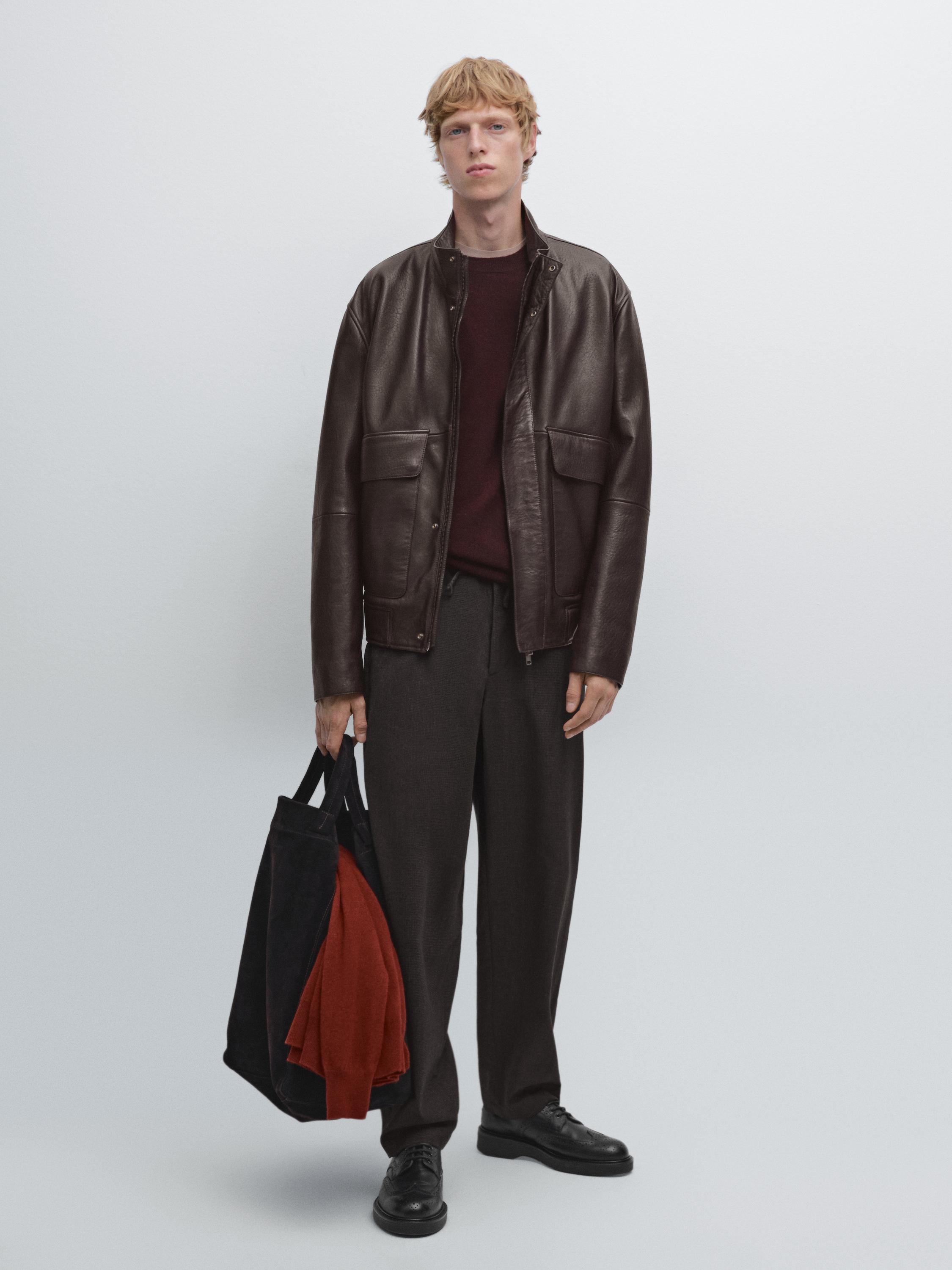 Брюки из смеси шерсти и гусиной лапки Massimo Dutti, коричневый
Брюки из смеси шерсти и гусиной лапки Massimo Dutti, коричневый