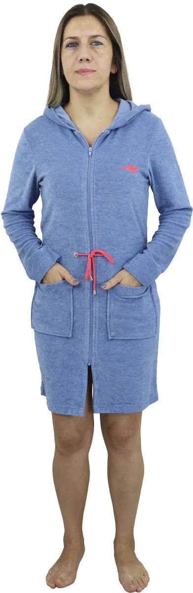 Халат женский KangaROOS "Кира" (1 шт.), на шнурке, короткий, халаты женские, XS-3XL, синий
Халат женский KangaROOS "Кира" (1 шт.), на шнурке, короткий, халаты женские, XS-3XL, синий