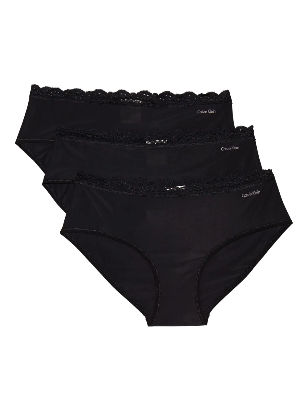 Комплект из трех трусов-брифов с кружевом Calvin Klein Underwear, черный
Комплект из трех трусов-брифов с кружевом Calvin Klein Underwear, черный