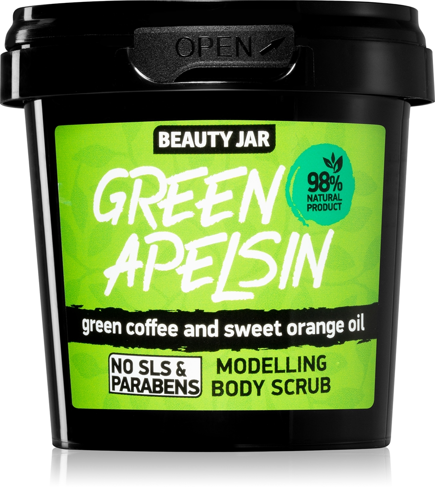 Освежающий скраб для тела «Зеленый апельсин» с экстрактом кофе Beauty Jar, 200 гр
Освежающий скраб для тела «Зеленый апельсин» с экстрактом кофе Beauty Jar, 200 гр