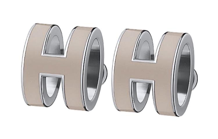 HERMES Серьги POP H Collection Women's Light Umber Milk Tea Silver
HERMES Серьги POP H Collection Women's Light Umber Milk Tea Silver