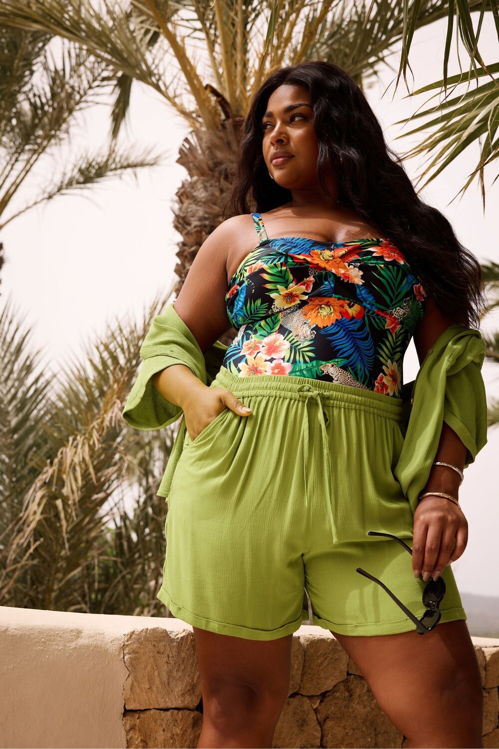 Шорты с ограниченным количеством мятостей при каждом заказе Yours, зеленый
Шорты с ограниченным количеством мятостей при каждом заказе Yours, зеленый