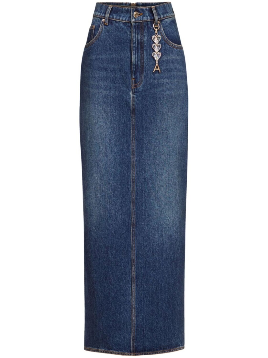 AREA джинсовая юбка миди с логотипом, синий
AREA джинсовая юбка миди с логотипом, синий