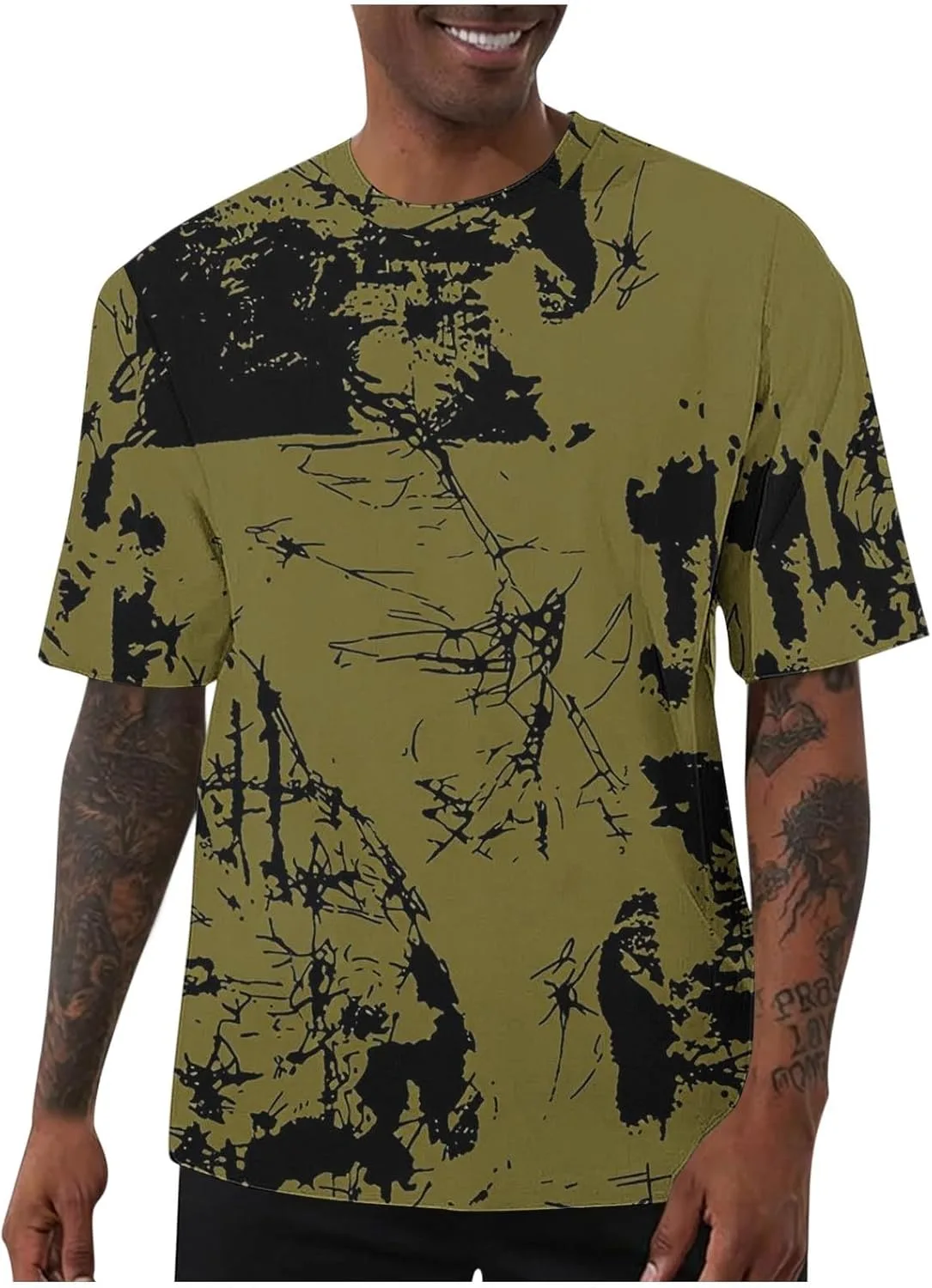 Футболка с принтом для мужчин: Casual Crew Neck, короткий рукав, летние образы 2026
Футболка с принтом для мужчин: Casual Crew Neck, короткий рукав, летние образы 2026